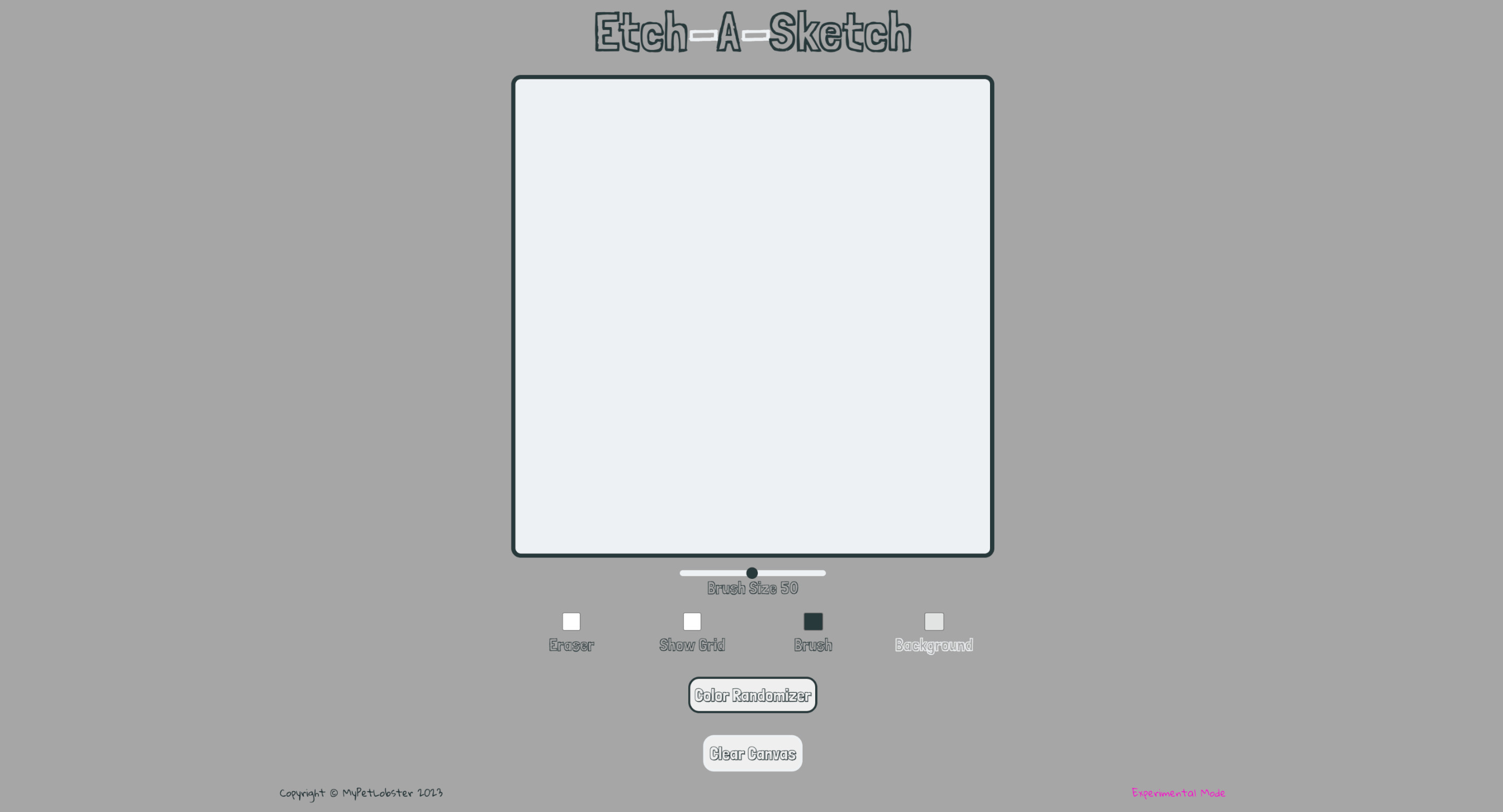 Etch-A-Sketch Screenshot