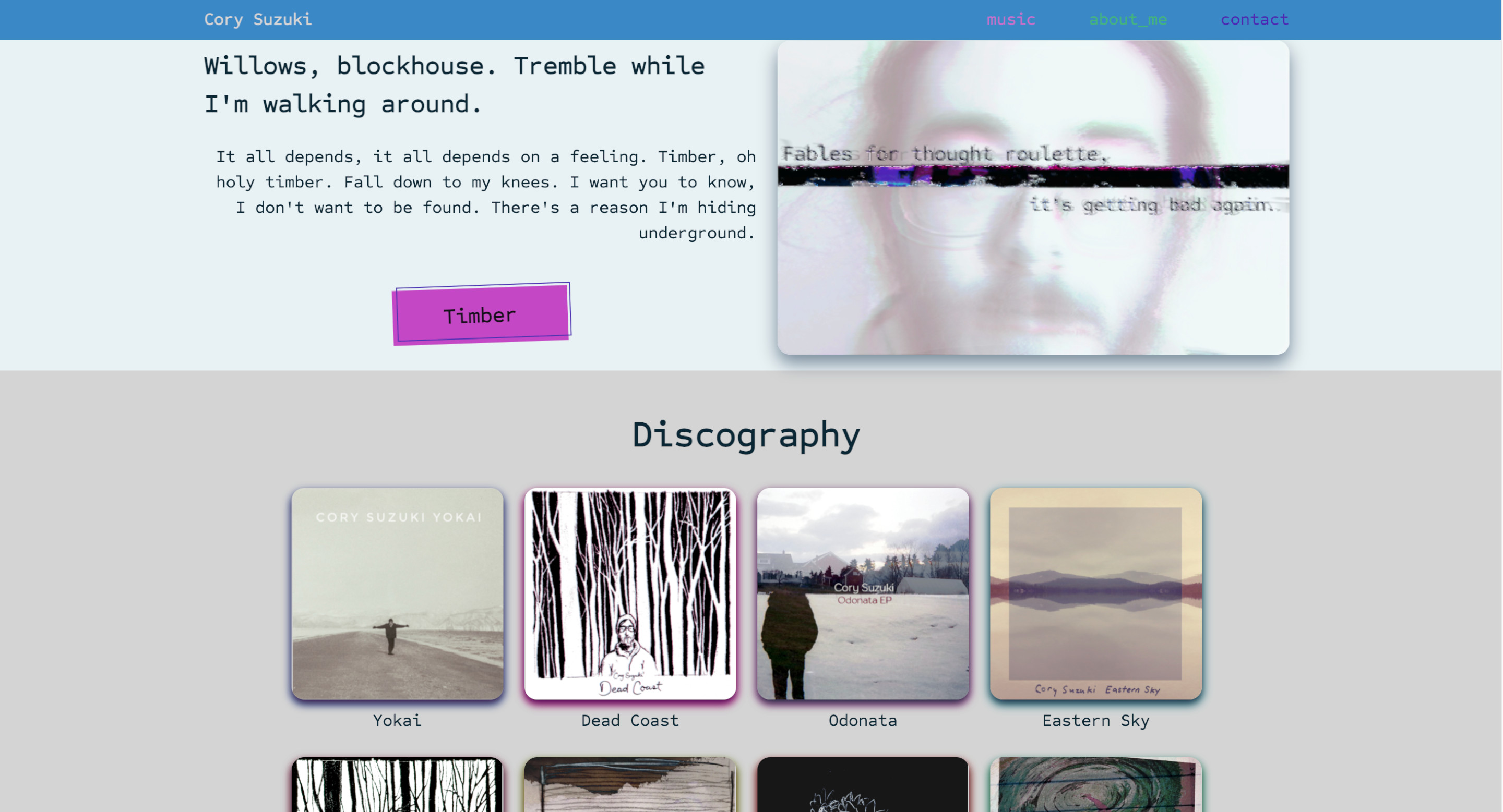 Landing Page Screenshot