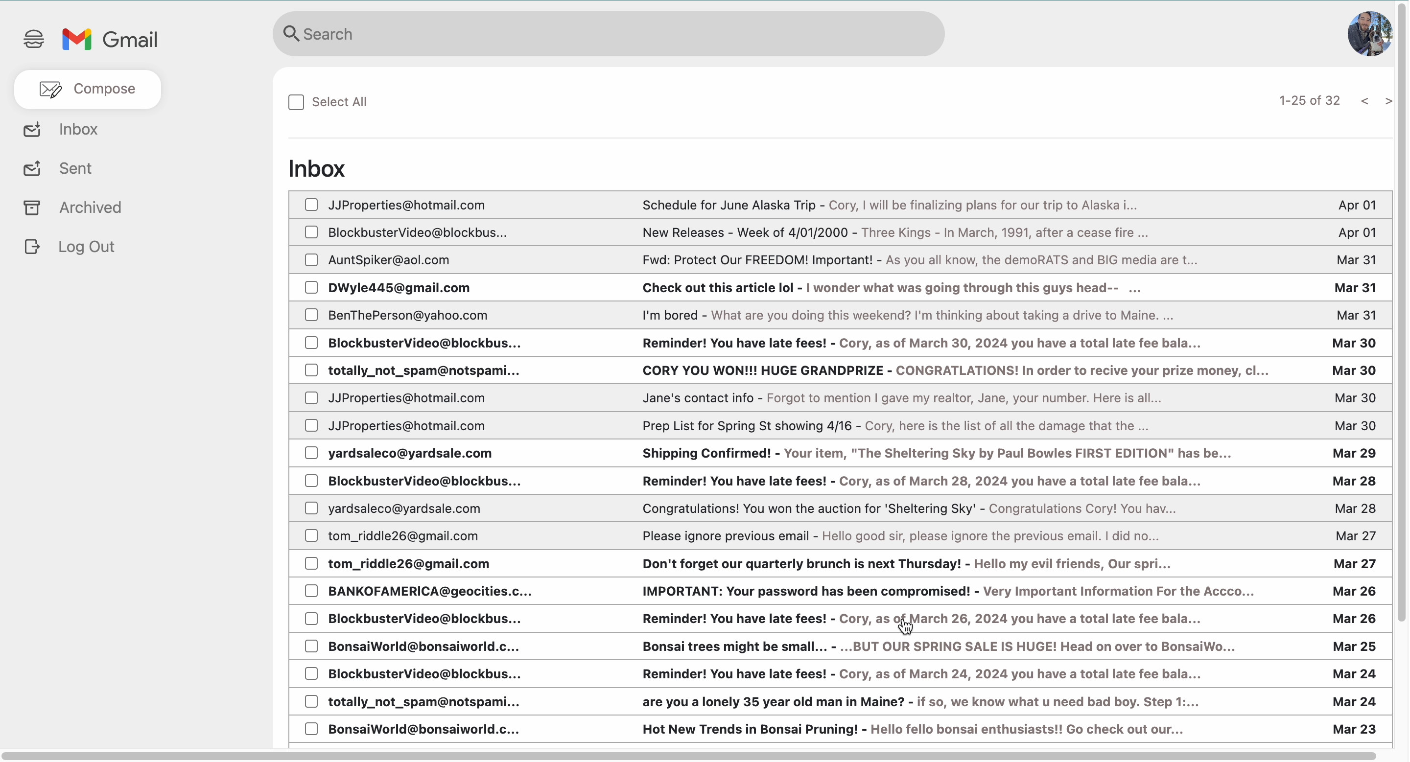 Echo Social Network Homepage