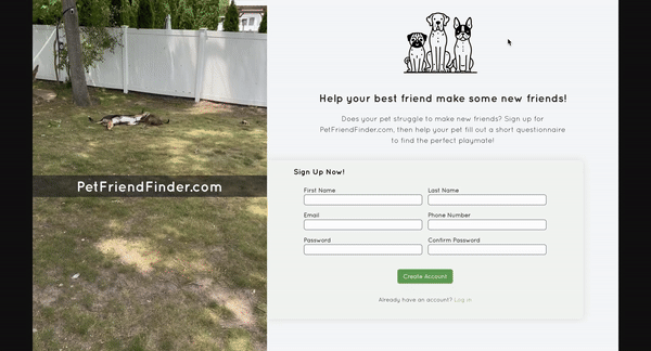 Sign-up Form Gif
